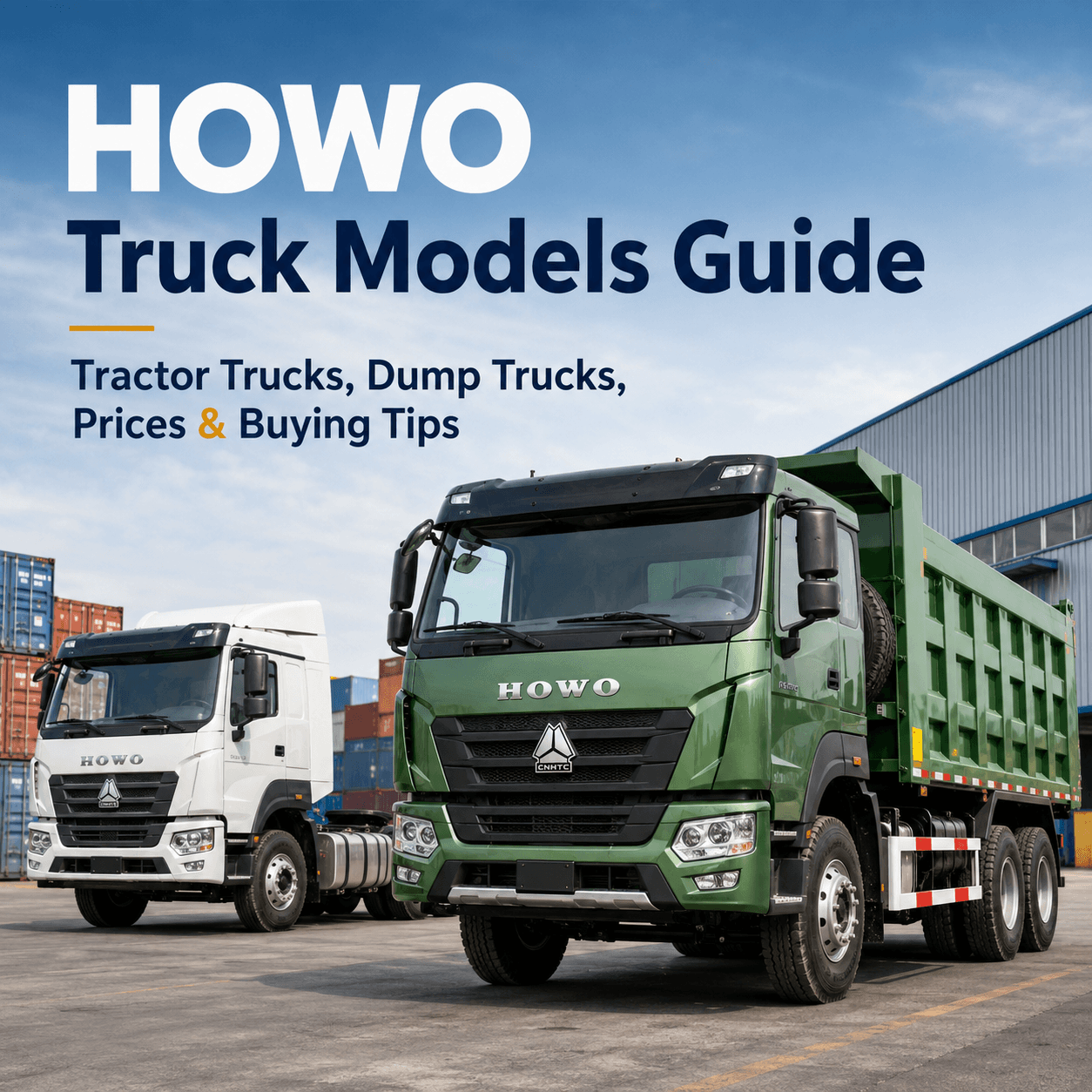 HOWO トラック モデル ガイド: トラクター トラック、ダンプ トラック、価格と購入のヒント